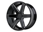 Verde V24 Invictus 20X9 5x139.7 5x5.5 18mm Black Milled Wheel Rim