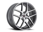 Milanni 9052 Tycoon 22x10.5 5x115 42mm Graphite Wheel Rim