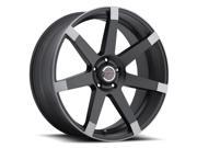 Milanni 9042 Sultan 24x9.5 5x120 15mm Matte Black Wheel Rim