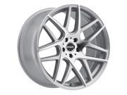 RSR R702 18x8.5 5x120 35mm Silver Machined Wheel Rim