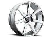 Dub S126 Future 24x10 6x139.7 6x5.5 30mm Chrome Wheel Rim