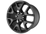 OE Performance PR150 20x9 6x139.7 27mm Matte Black Wheel Rim