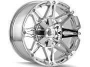 Mayhem 8010 Riot 20x9 5x127 5x139.7 18mm Chrome Wheel Rim