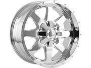 Mayhem 8040 Tank 20x9 5x127 5x139.7 12mm Chrome Wheel Rim