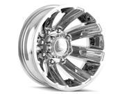 Ion 166 Dually Rear 17x6.5 8x170 140mm Chrome Wheel Rim