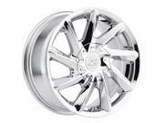 MKW M115 17x7.5 5x114.3/5x120 +40mm Chrome Wheel Rim MKW M115 17x7.5 5x114.3/5x120 +40mm Chrome Wheel Rim