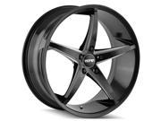 Touren TR70 20x10 5x114.3 5x4.5 40mm Black Milled Wheel Rim