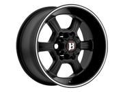 Ballistic 845 Morax Special Edition 16x8 6x139.7 6x5.5 0mm Black Wheel Rim