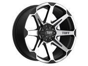 Tuff T 05 20x9 5x127 5x139.7 10mm Black Machined Wheel Rim