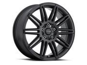 Raceline 143B Cobalt 17x7.5 5x108 5x114.3 40mm Satin Black Wheel Rim