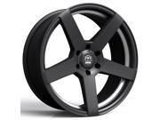 Motiv 416BU Monterey 18x8 5x112 5x114.3 42mm Black Machined Wheel Rim