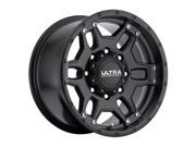 Ultra 178SB Mongoose 16x8 6x139.7 10mm Satin Black Wheel Rim