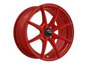Konig 40R Helix 15x9 4x100 Gloss Red Wheel Rim