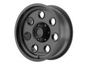 XD Series XD300 Pulley 16x8 8x165.1 0mm Satin Black Wheel Rim