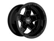 Tuff T 10 26x11 6x139.7 6x135 25mm Black Milled Wheel Rim