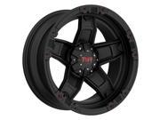 Tuff T 10 20x9 6x120 6x139.7 25mm Black Red Wheel Rim