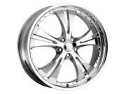 Vision 539 Shockwave 20x8.5 5x115 +22mm Chrome Wheel Rim Vision 539 Shockwave 20x8.5 5x115 +22mm Chrome Wheel Rim
