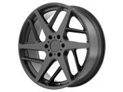 KMC KM699 Two Face 22x9 5x127 35mm Satin Black Wheel Rim