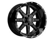 Tuff T 15 18x10 8x165.1 8x6.5 13mm Satin Black Wheel Rim