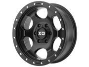 XD Series XD131 RG1 17x8 6x114.3 0mm Satin Black Wheel Rim