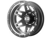 XD Series XD130 Machete Dually 17x6.5 8x210 140mm Matte Gray Wheel Rim