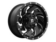 Fuel D574 Cleaver 20x10 5x139.7 5x150 18mm Black Milled Wheel Rim