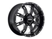 SOTA Offroad 565DM R.E.P.R. 20x9 8x165.1 8x6.5 0mm Black Milled Wheel Rim
