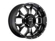 SOTA Offroad 562DM M 80 20x9 6x139.7 6x5.5 0mm Black Milled Wheel Rim