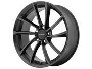 KMC KM691 Spin 19x8.5 5x120 35mm Satin Black Wheel Rim