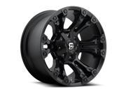 Fuel D560 Vapor 20x9 8x165.1 8x6.5 1mm Matte Black Wheel Rim