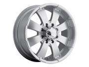 Ultra 243S Mako 17x8 8x170 25mm Silver Wheel Rim