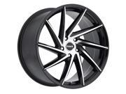 RSR R701 19x9.5 5x114.3 5x4.5 40mm Black Machined Wheel Rim