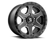 Fuel D590 Ripper 20x9 5x127 5x5 1mm Black Milled Wheel Rim