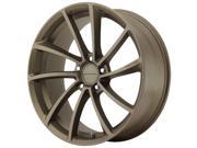 KMC KM691 Spin 19x9.5 5x115 40mm Matte Bronze Wheel Rim