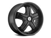 TIS 533B 24x9.5 5x114.3 5x4.75 18mm Gloss Black Wheel Rim
