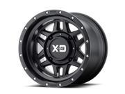 XD ATV XS128 14x10 4x110 0mm Satin Black Wheel Rim