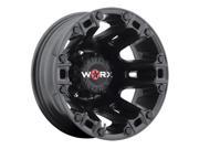 Worx 803SB Beast Dually 17x6.5 8x165.1 8x6.5 140mm Satin Black Wheel Rim