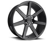 Dub S204 Future 24x10 6x139.7 6x5.5 30mm Gloss Black Wheel Rim