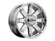 Worx 806V Triton 20x9 5x114.3 5x127 18mm PVD Chrome Wheel Rim