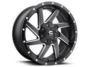 Fuel D594 Renegade 20x9 8x180 1mm Black Milled Wheel Rim