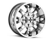 Cali OffRoad 9104 Dirty 20x9 6x135 6x139.7 0mm Chrome Wheel Rim