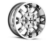 Cali OffRoad 9104 Dirty 20x9 8x165.1 8x170 0mm PVD Chrome Wheel Rim
