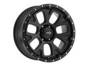 Ultra 109SB X109 Xtreme 18x9 6x139.7 6x5.5 12mm Satin Black Wheel Rim