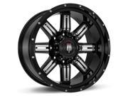 American Truxx AT153 Steel 18x9 5x127 5x5 0mm Black Chrome Wheel Rim