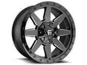 Fuel D597 Wildcat 17x9 5x114.3 5x127 1mm Black Milled Wheel Rim