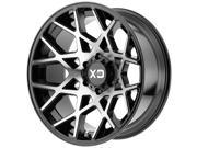 XD Series XD831 22x12 8x165.1 44mm Black Machined Wheel Rim