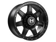 Hostile H112 Podium 17x9 5x127 5x5 12mm Matte Black Wheel Rim