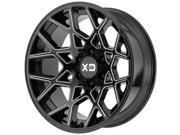 XD Series XD831 22x12 6x135 44mm Black Milled Wheel Rim