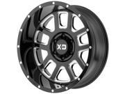 XD Series XD828 20x9 5x127 12mm Black Milled Wheel Rim