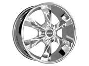 MKW M119 22x9 5x115 18mm Chrome Wheel Rim